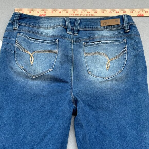 YMI WANNA A BETTER BUTT MID RISE SIZE 15 SKINNY JEANS - Picture 7 of 7